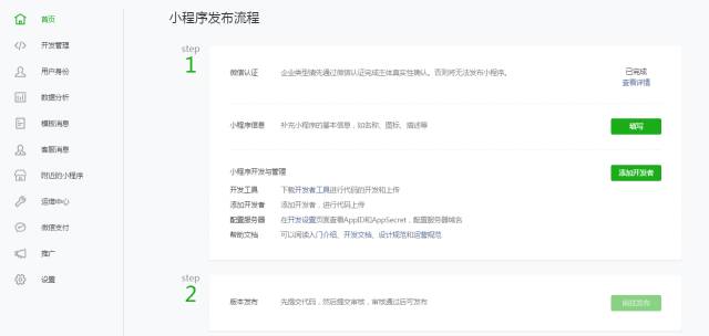 微信小程序注冊(cè)步驟
